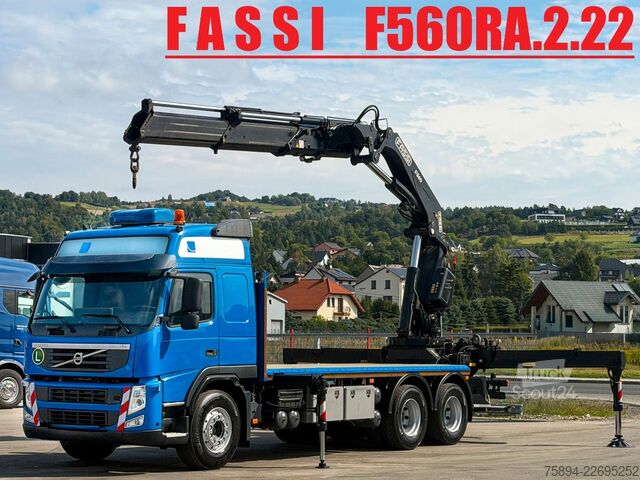 Macara montată pe camion VOLVO FM 460 Platform 5,80 m FASSI F560RA.2.22 + FUNK!