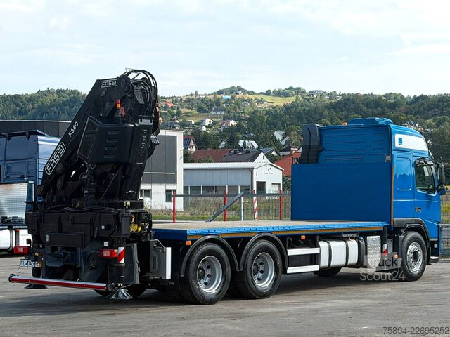 Macara montată pe camion VOLVO FM 460 Platform 5,80 m FASSI F560RA.2.22 + FUNK!