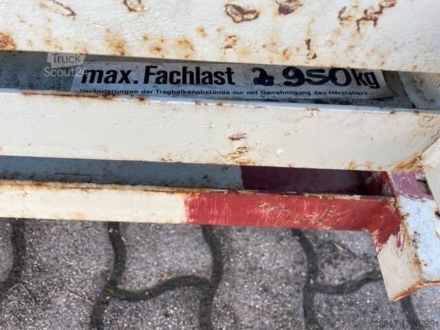 Sonstige Palettenregal 6,5 m Ständer / 2,78 m Traversen