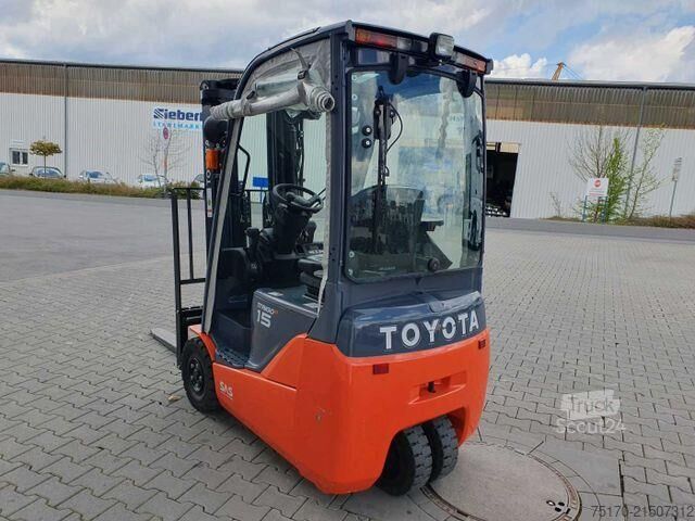 Gaffeltruck Toyota 8FBET15 / Triplex: 4.30m / nur 393h! / SS