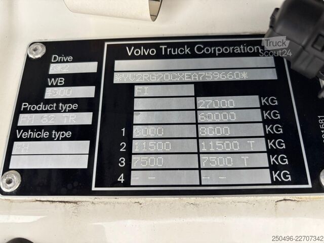 Alustan ohjaamo Volvo FH 460 6x2*4 CHASSIS L=7739 mm