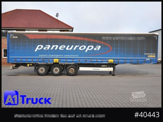 Відкритий напівпричіп з тентом KRONE SD Tautliner, RAHMEN SCHADEN