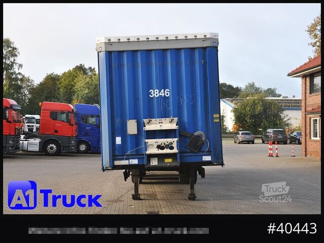 Відкритий напівпричіп з тентом KRONE SD Tautliner, RAHMEN SCHADEN