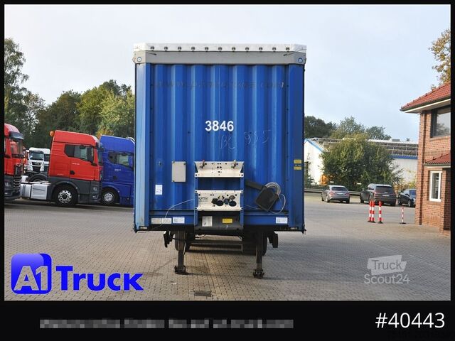 Відкритий напівпричіп з тентом KRONE SD Tautliner, RAHMEN SCHADEN