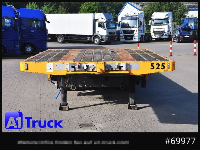 Zema profila puspiekabe GOLDHOFER STN-3L-37, Tele Tieflader, Lenkachse,