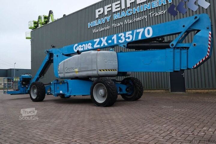 Αρθρωτή τηλεσκοπική πλατφόρμα εργασίας Genie ZX135/70 Diesel, 4x4x4 Drive, 43m Lifting Height,