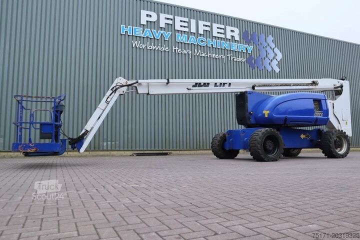 Plataforma de trabalho telescópica articulada JLG 800AJ Diesel, 4x4x4 Drive, 26.5m Working Height, 1