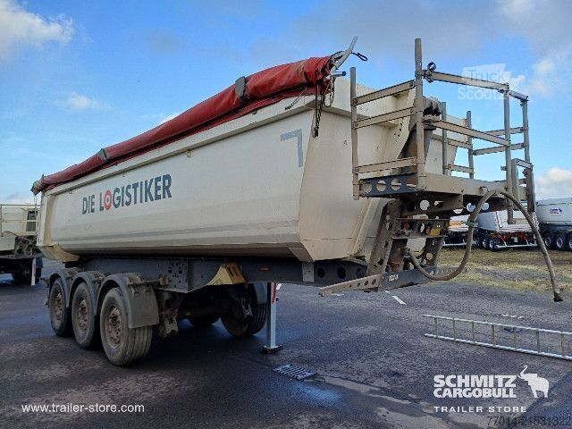 Tipper semitrailer Schmitz Cargobull Tipper Steel half pipe body