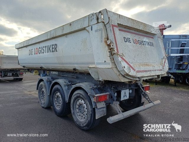 Tipper semitrailer Schmitz Cargobull Tipper Steel half pipe body