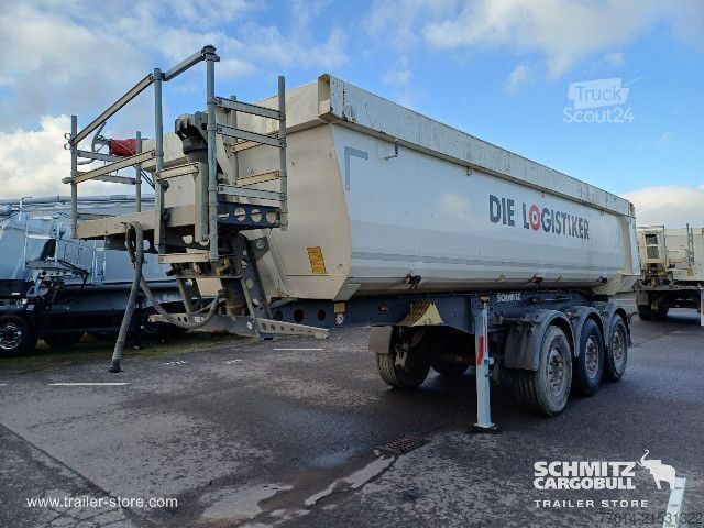 Tipper semitrailer Schmitz Cargobull Tipper Steel half pipe body