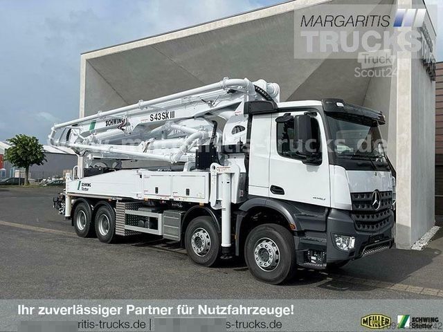 Автобетононасос MERCEDES-BENZ Arocs 4140 8x4 EURO3 Schwing S43 SX III
