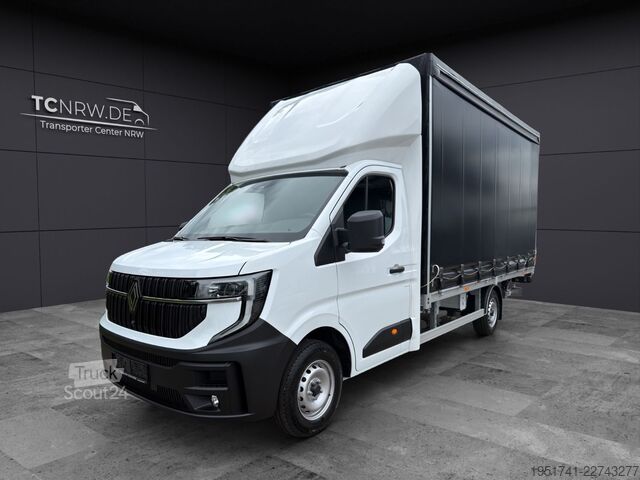 Gardinsided kassevogn RENAULT Master Pritsche Schiebeplane Automatik LBW Klima