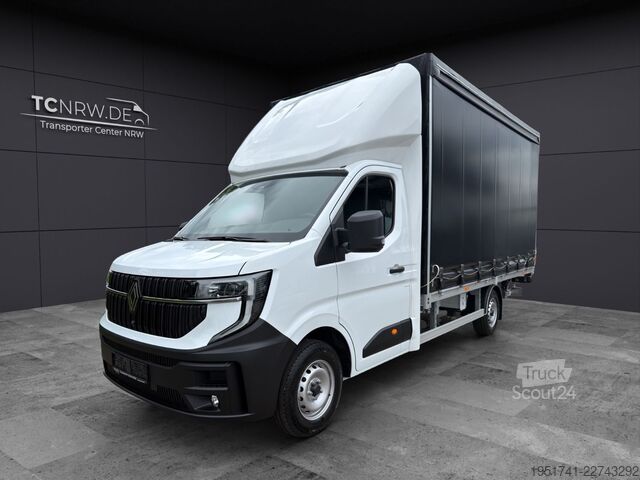 Furgone centinato RENAULT Master Pritsche Schiebeplane Automatik LBW Klima