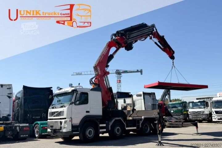 Gru montata su autocarro VOLVO FM 480 SZM 8x2 Fassi 1100 FlyJIP+Troil