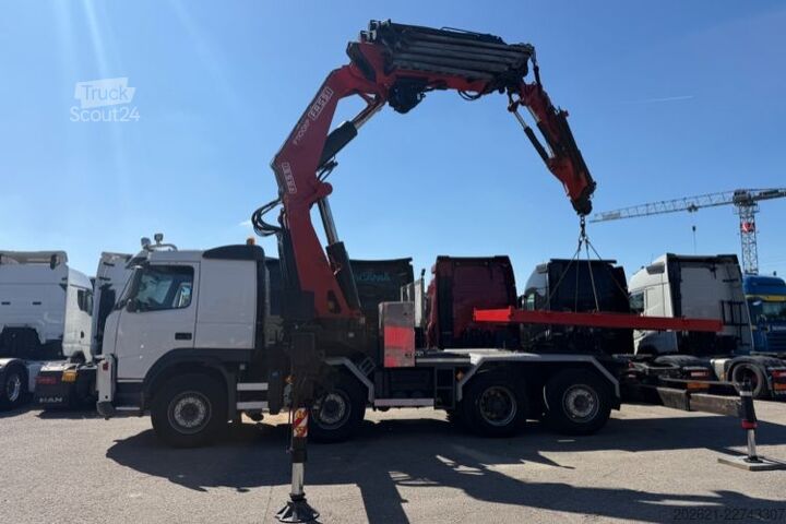 Gru montata su autocarro VOLVO FM 480 SZM 8x2 Fassi 1100 FlyJIP+Troil