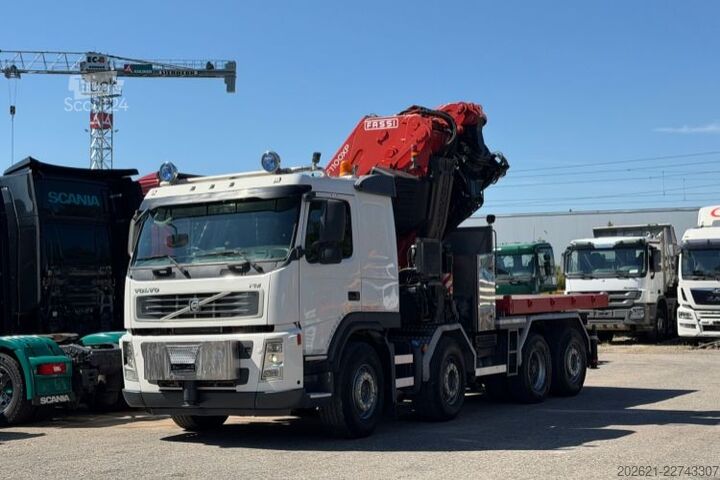 Gru montata su autocarro VOLVO FM 480 SZM 8x2 Fassi 1100 FlyJIP+Troil