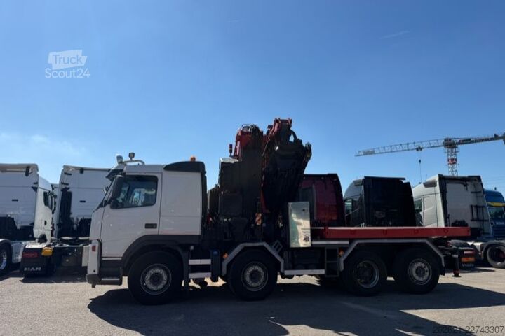 Gru montata su autocarro VOLVO FM 480 SZM 8x2 Fassi 1100 FlyJIP+Troil