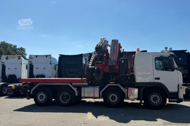 Gru montata su autocarro VOLVO FM 480 SZM 8x2 Fassi 1100 FlyJIP+Troil