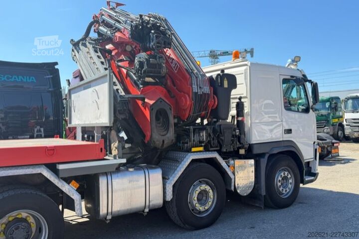 Gru montata su autocarro VOLVO FM 480 SZM 8x2 Fassi 1100 FlyJIP+Troil
