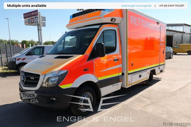Hasičské auto mercedes-benz Sprinter 519 CDI Klima Krankenwagen