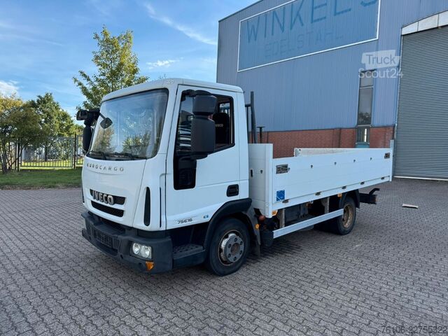 Pick-up varebil IVECO 75E16 Pritsche mit Kran Fassi