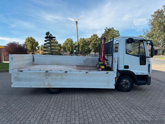 Pick-up varebil IVECO 75E16 Pritsche mit Kran Fassi