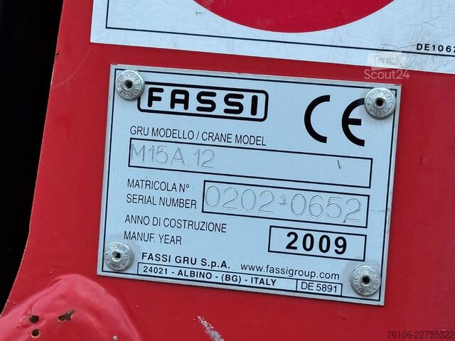 Pick-up varebil IVECO 75E16 Pritsche mit Kran Fassi