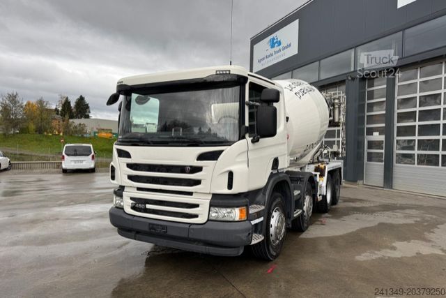 Автобетонозмішувач SCANIA P450 8x4 Stetter 9m3