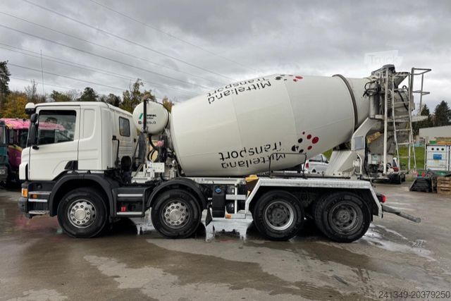 Автобетонозмішувач SCANIA P450 8x4 Stetter 9m3