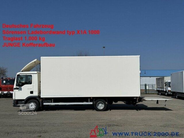 Pakettiauto MAN TGL 8.180 Ladebordwand Sörensen 1.000 kg
