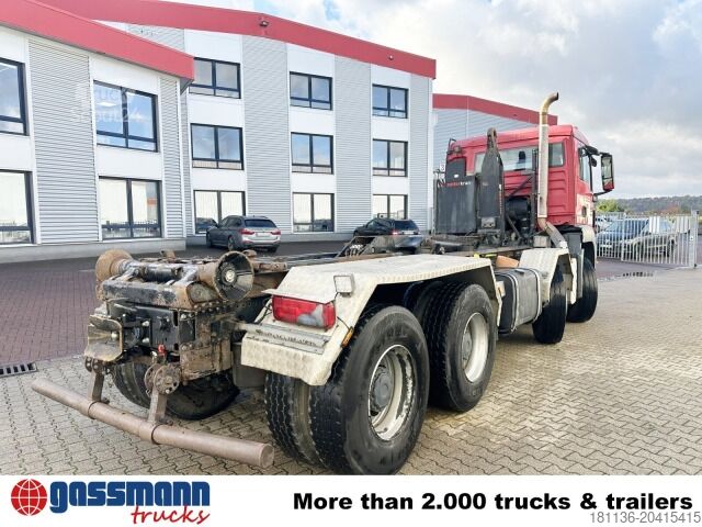 Abrollkipper MAN TGS 35.400 8x4 BL, Schub-Knick bis 6,5m Container