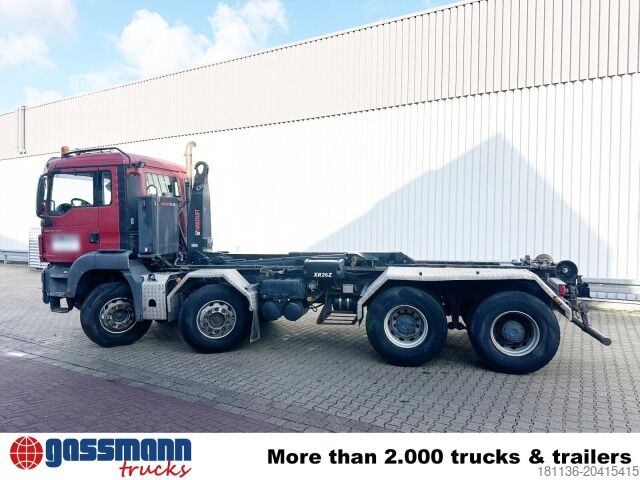 Camión portacontenedores de gancho MAN TGS 35.400 8x4 BL