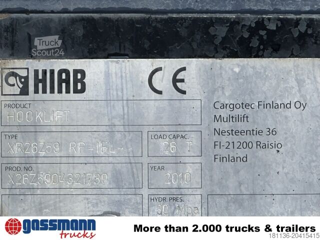 Camión portacontenedores de gancho MAN TGS 35.400 8x4 BL