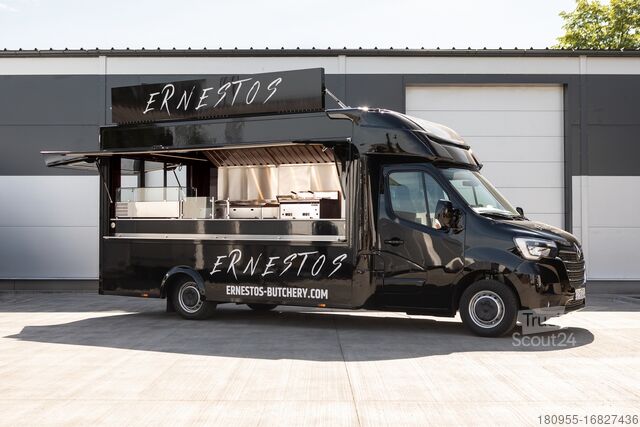 Mașină de vending/ camion de alimente Renault FOOD TRUCK Imbiss Handlowy Burger