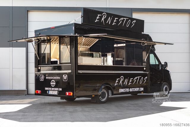 Mașină de vending/ camion de alimente Renault FOOD TRUCK Imbiss Handlowy Burger