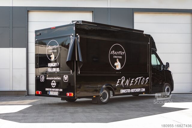 Mașină de vending/ camion de alimente Renault FOOD TRUCK Imbiss Handlowy Burger
