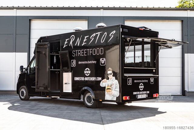 Mașină de vending/ camion de alimente Renault FOOD TRUCK Imbiss Handlowy Burger