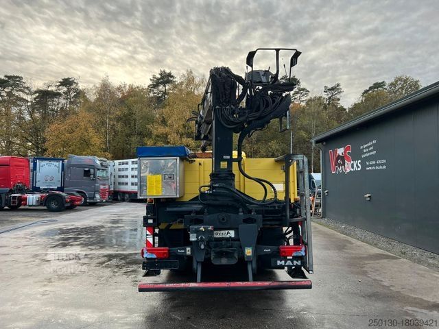 Ciężarówka z płaską platformą MAN TGS 26.400 EU6 HLK Kran