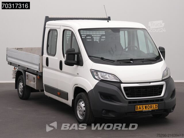 Open laadbak Peugeot Boxer 130pk Dubbel Cabine Open Laadbak Trekhaak...