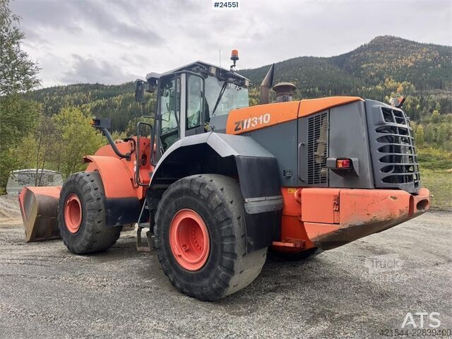 Laster Hitachi ZW310 Wheel Loader with Bucket WATCH VIDEO