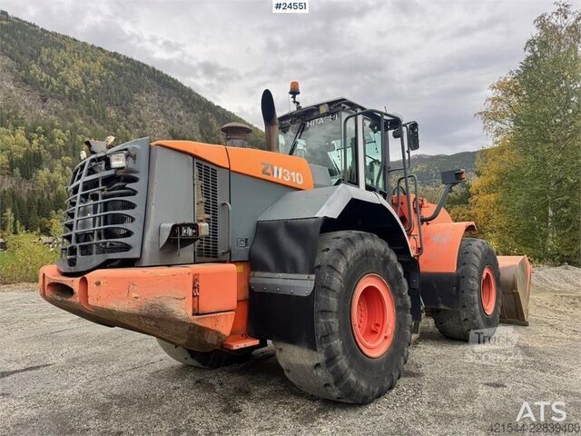 Laster Hitachi ZW310 Wheel Loader with Bucket WATCH VIDEO