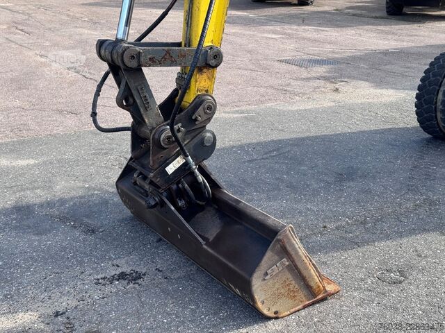 Escavatore gommato WACKER 6503, 6503-2 EW65 3 Löffel MS03,Verstellausleger