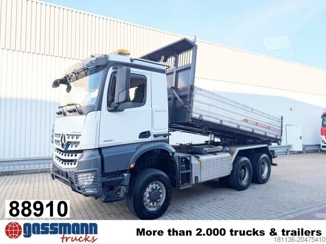 Kipper LKW Mercedes-Benz Arocs 3351 AK 6x6, Retarder, Grounder,