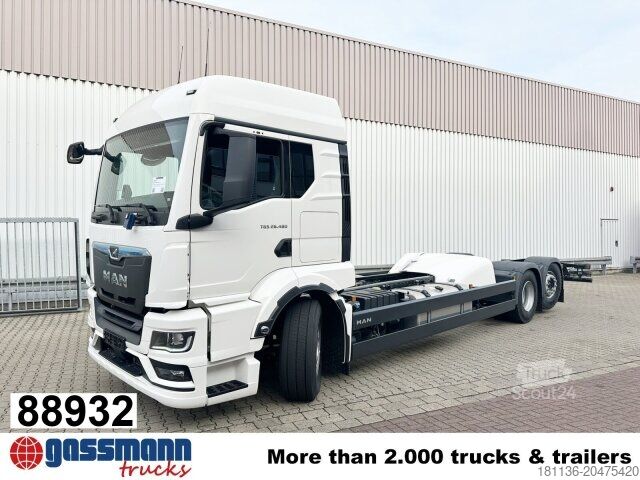 Lastbilchassi MAN TGS 26.480 6x2-4 LL, Retarder, Lenk-/Liftachse,