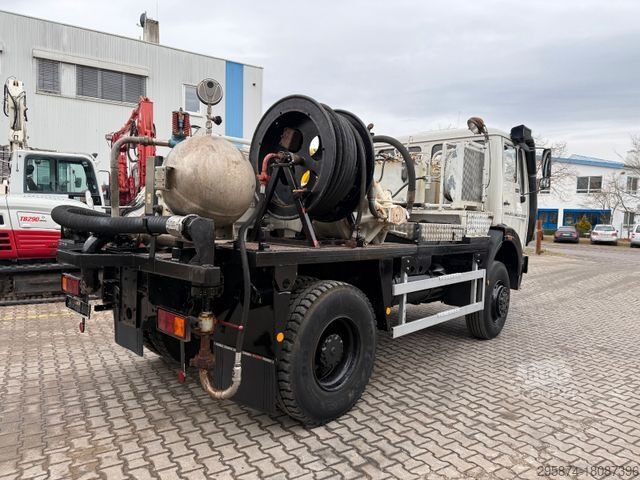 Vacuum tank truck MERCEDES-BENZ 1928 NG 4x4 V8 Hochdruckpumpe Uraca KD412