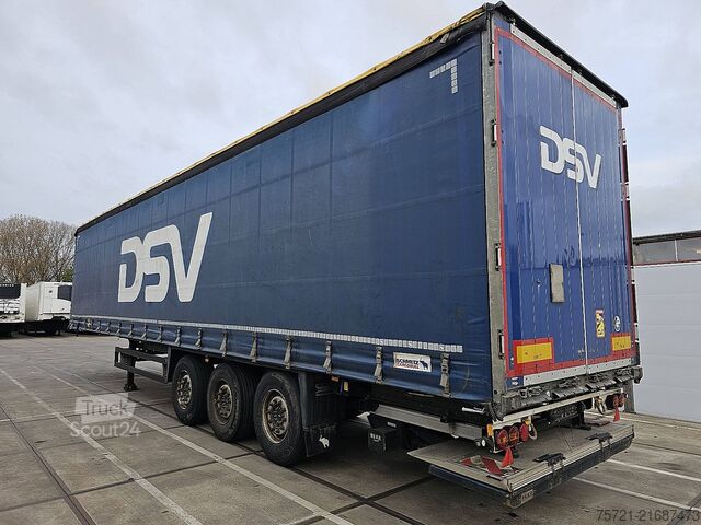 Sliding tarpaulins SCHMITZ SCB S3T TAILLIFT LBW KLEP