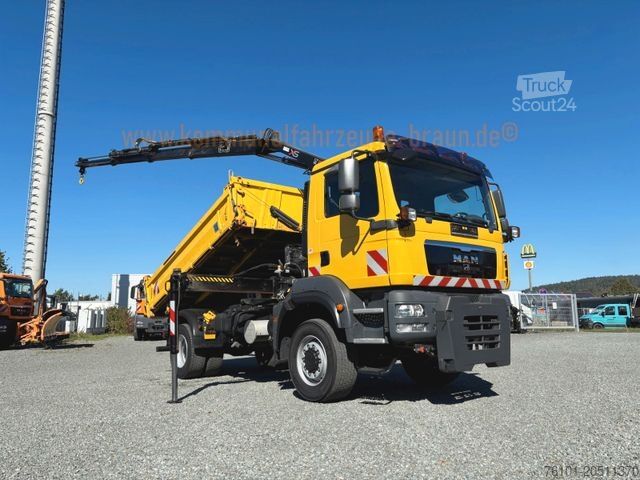 Sonstige MAN 18.340 TGM 4x4 BB Hiab Funk Kran*Allrad