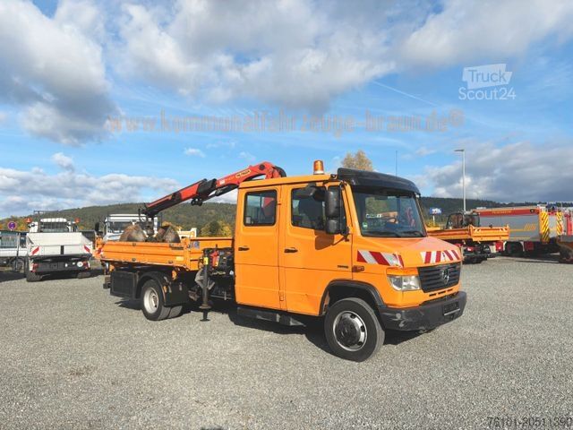 Sonstige MERCEDES-BENZ Vario 818 DoKa Meiller*Palfinger Kran*AHK*88 Tkm