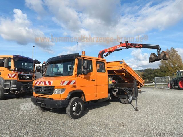 Sonstige MERCEDES-BENZ Vario 818 DoKa Meiller*Palfinger Kran*AHK*88 Tkm