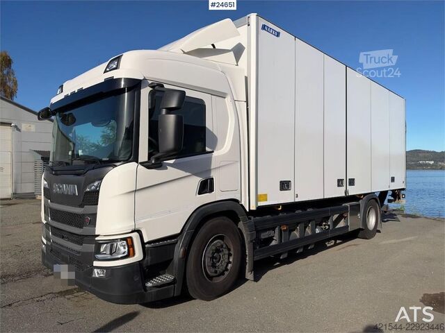 куфар Scania P280 4x2 Box truck – CNG gas
